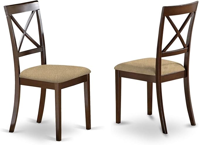 East West Furniture BOC-CAP-W Boston Dining Room Chairs