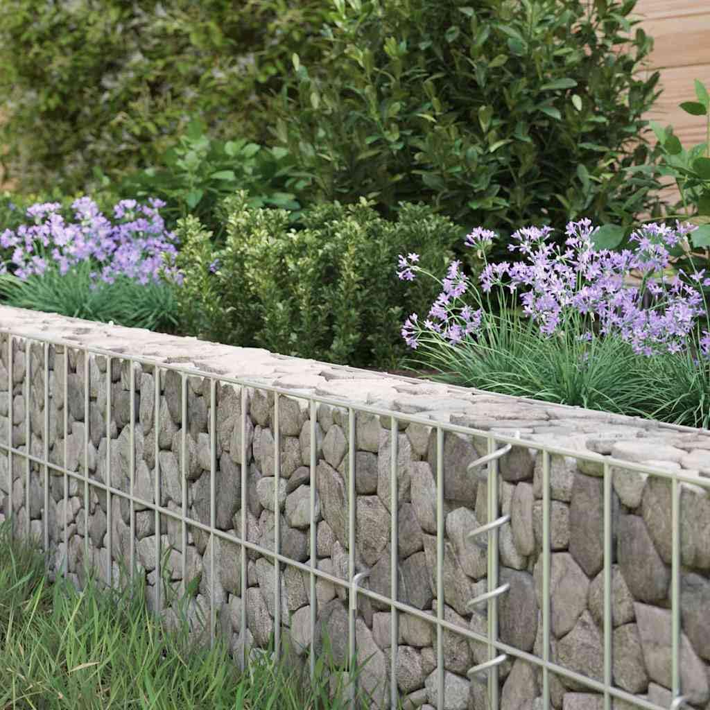 Logeirevo Gabion Raised Bed, Galvanized Steel Gabion Cages Basket, Garden Outdoor Flower Box Planter, Plant Above Ground Garden Boxes, 157.5"x39.4"x7.9",-1241