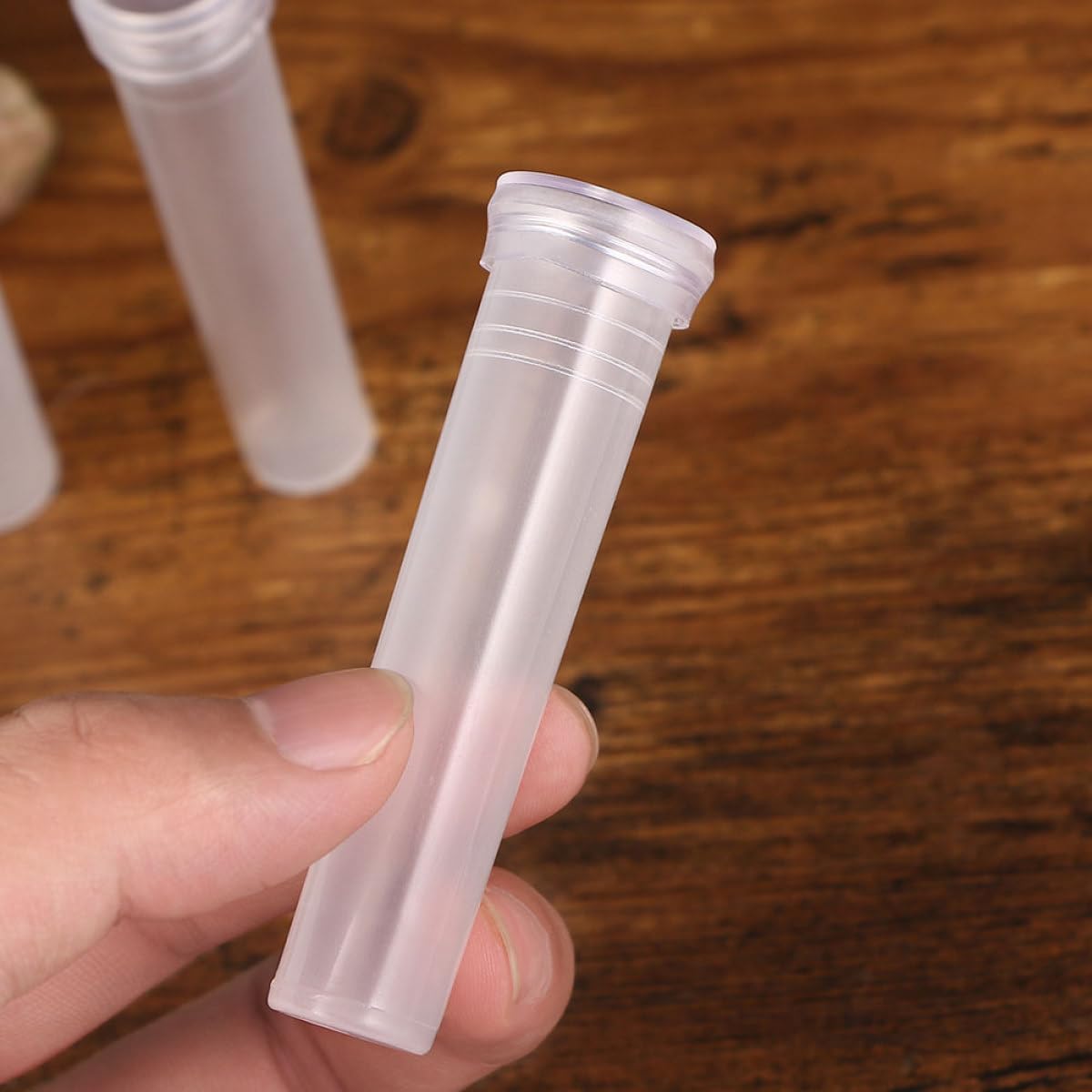 HOMOCONO 100pcs Small Hydroponic Plant Vases Glass Flower Propagation Tubes for Office Desktop Terrarium Plant Supply