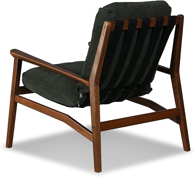 Grain Wood Furniture Solid Wood Mid Century Lounge Chair