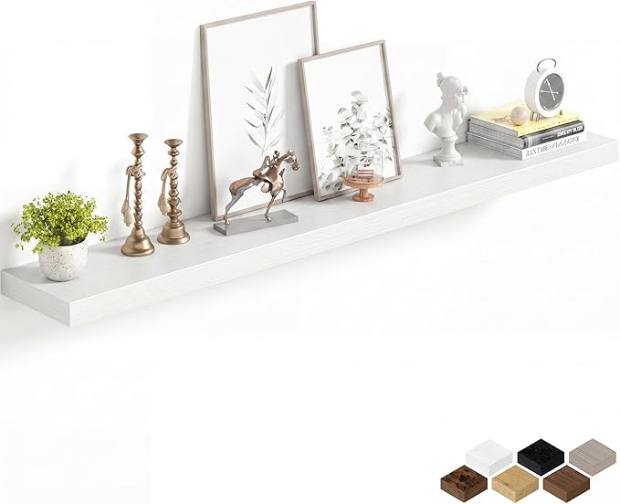 Fun Memories 55Inch Long Floating Shelves, 8 Inch Deep Shelves