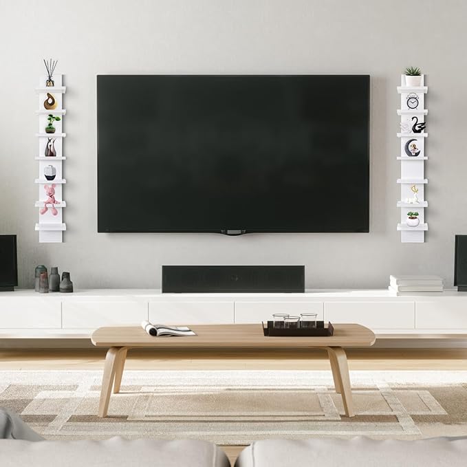 Homaterial Small 7 Tier Vertical Wall Shelf