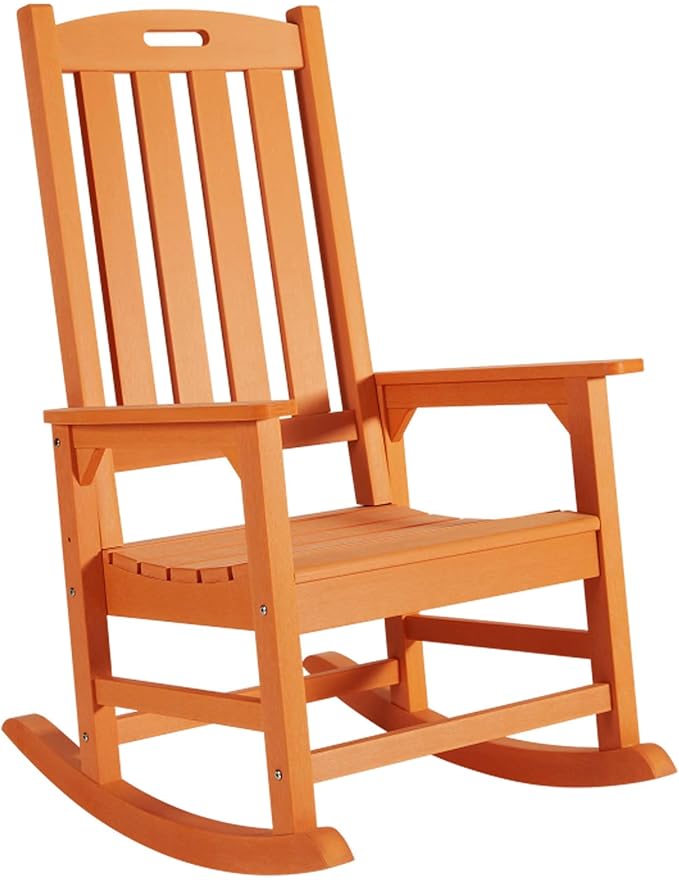Psilvam Oversized Outdoor Rocking Chair,