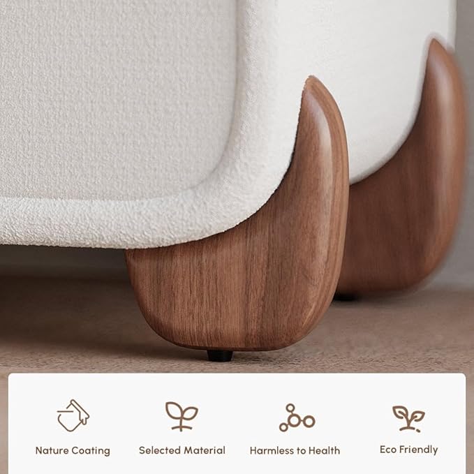 homary Smart Boucle Nightstand