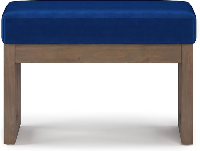 SIMPLIHOME Milltown Small Ottoman Bench