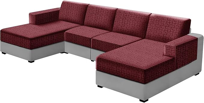 UNBBRRL 10 Pieces Stretch Sofa Cushion Covers