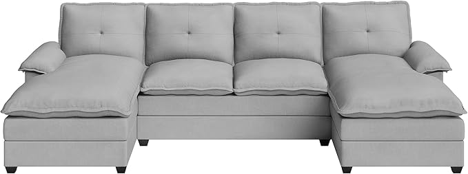 110" U-Shaped Sectional Sofa