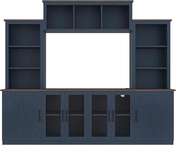 LUMISOL 4-Piece Entertainment Center Wall Unit