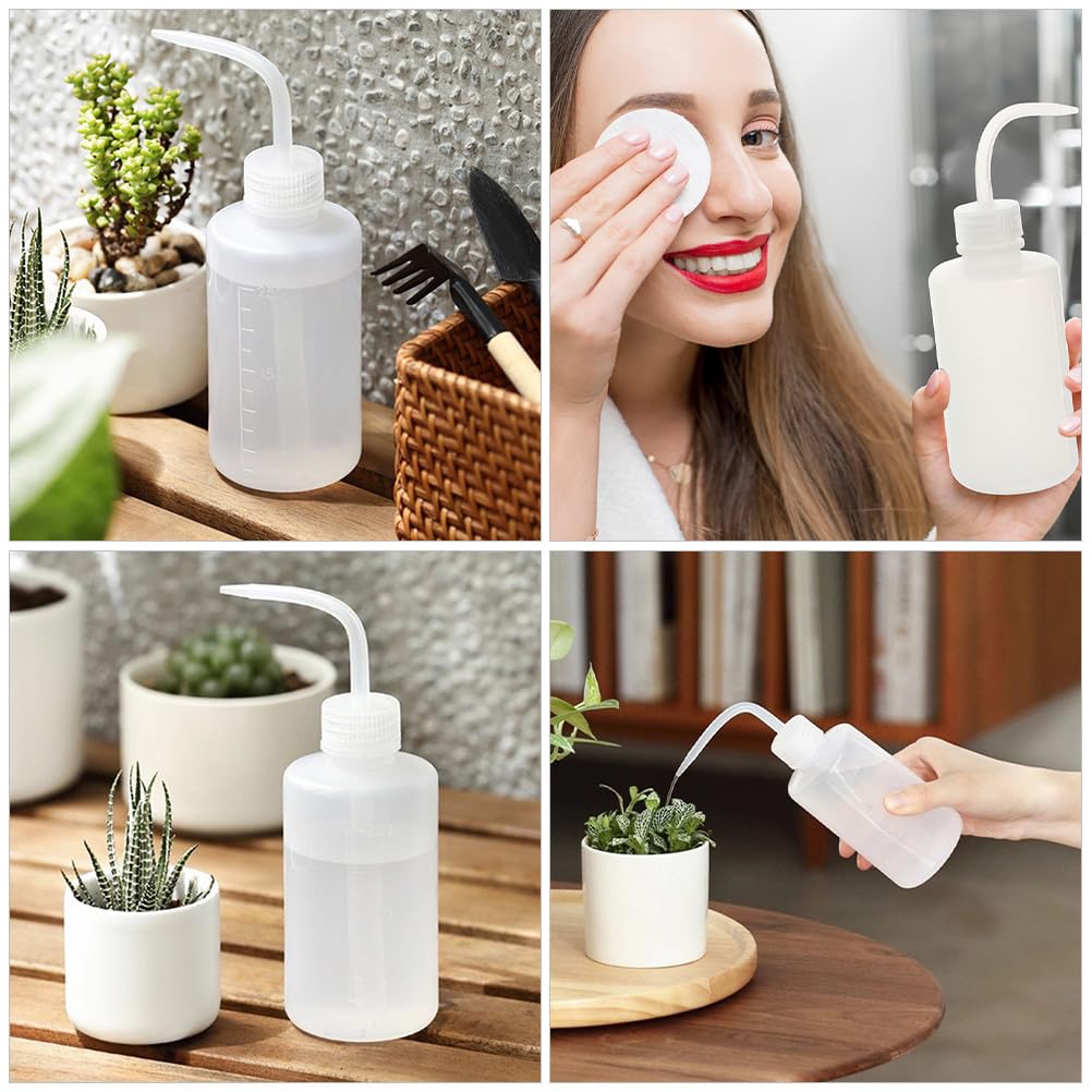 Homoyoyo 8Pack Squeeze Bottles for Liquids, Squirt Bottles for Liquids 80Z Plastic Wash Narrow Tip with Scale, Precision Watering for Indoor Plants Watering and Gardening, Lab Tattoo Cleaning