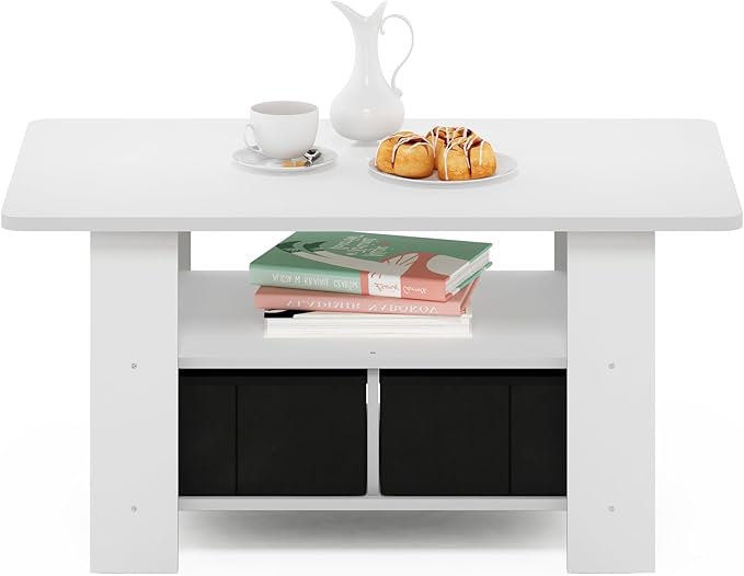 Furinno Andrey Coffee Table, Small Modern Center Table