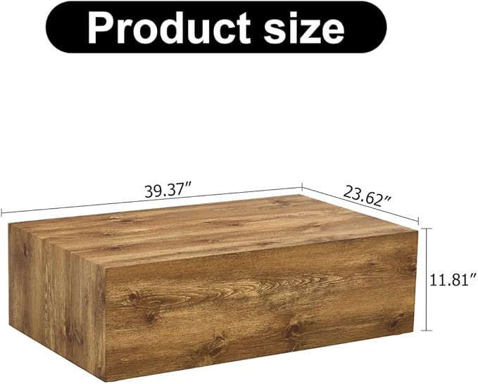 Coffee Table Living Room Table, Faux Marble Coffee Tables, Modern Wood Coffee