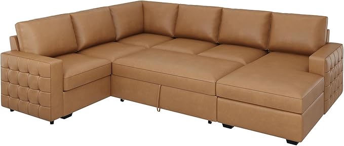 HONBAY Sleeper Sectional Couch