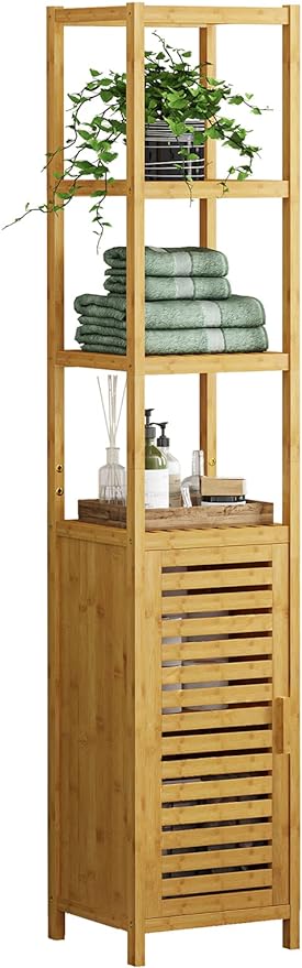 VIAGDO Storage Tall Slim Cabinet