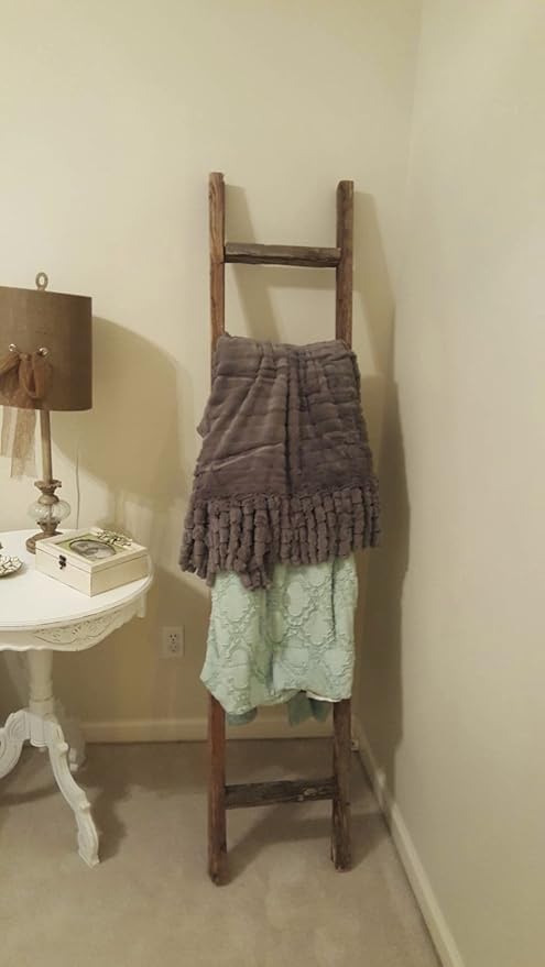 BARNWOODUSA Rustic Decorative Ladder