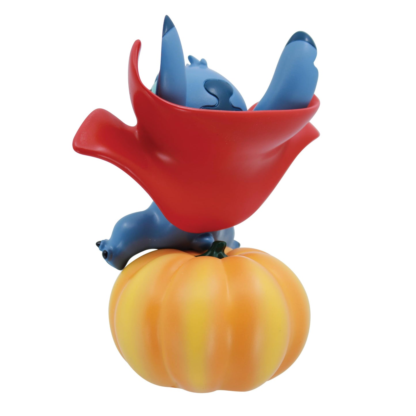 Enesco Disney Showcase Lilo and Stitch Wearing Vampire Costume on Pumpkin Figurine, 5.5 Inch, Multicolor
