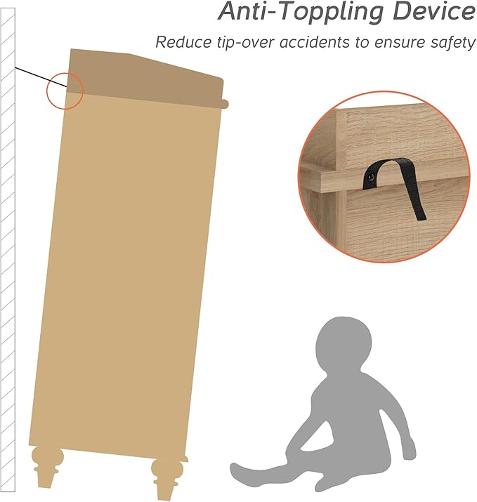 WAMPAT Dresser for Bedroom