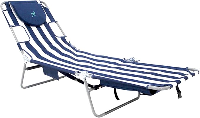 Ostrich the Backpack Chaise Lounge, Folding & Reclining Outdoor Beach Chaise