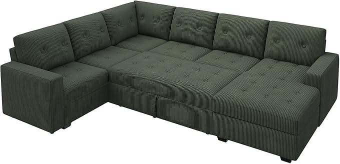 HONBAY Sectional Sleeper Sofa Bed