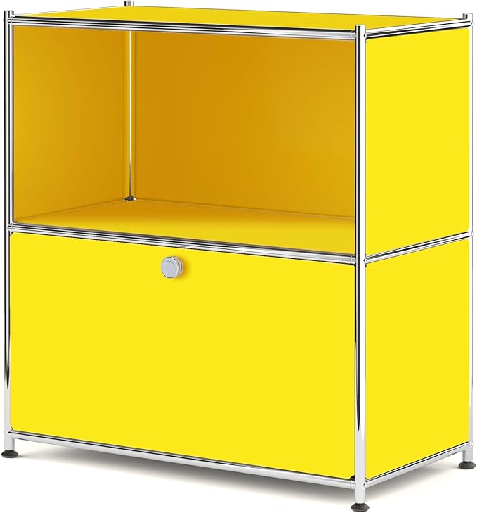 32.5-Inch Flip-Top Side Table & Buffet Cabinet