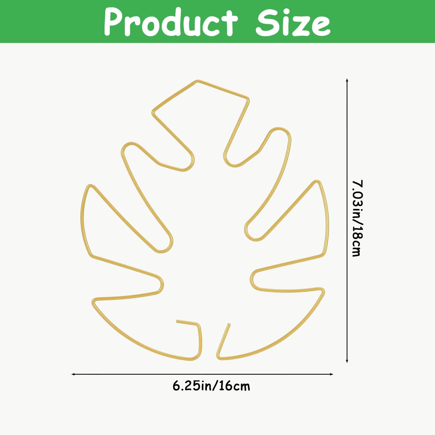 5 Pcs Plant Stem Support, Iron Monstera Plant Support, Durable Hook Stem Supports for Healthy Growth, Bamboo Clamp Set for Leaf Stabilization and Support, Ideal Present for Plant Lovers (6.25IN*7IN)