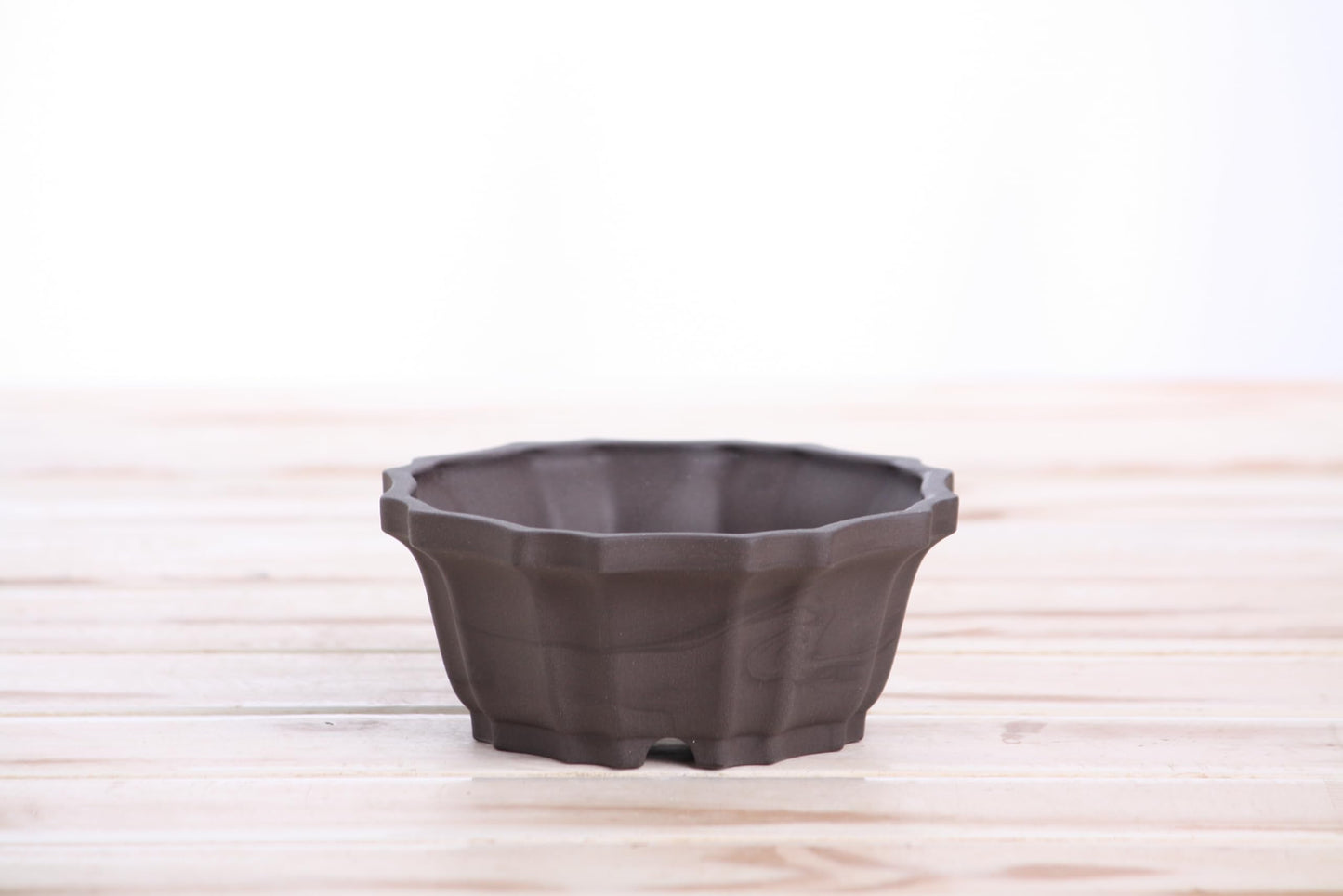Willow Bonsai Ceramics Flower Design Bonsai Pot 4.5 Inch – Elegant Ceramic Bonsai & Succulent Pot, High‑Fired Frost‑Proof Stoneware with Drainage+Wiring Holes, Handmade in USA