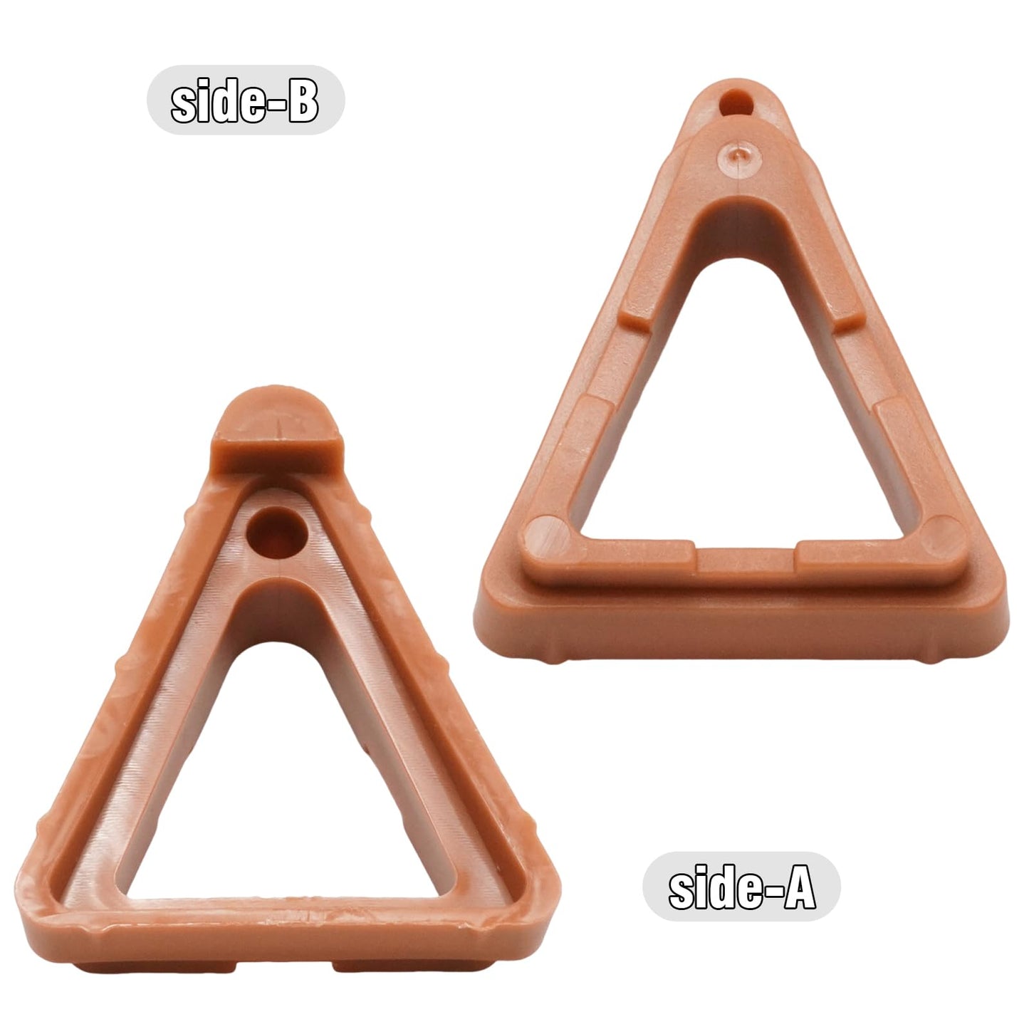 Vkinman 12 Pcs Plant Pot Feet, Invisible Flower Pot Risers Toes Prevent Stains and Water Damage, for Flower Plant Indoor Outdoor Patio Deck Garden Greenhouse(Brown)