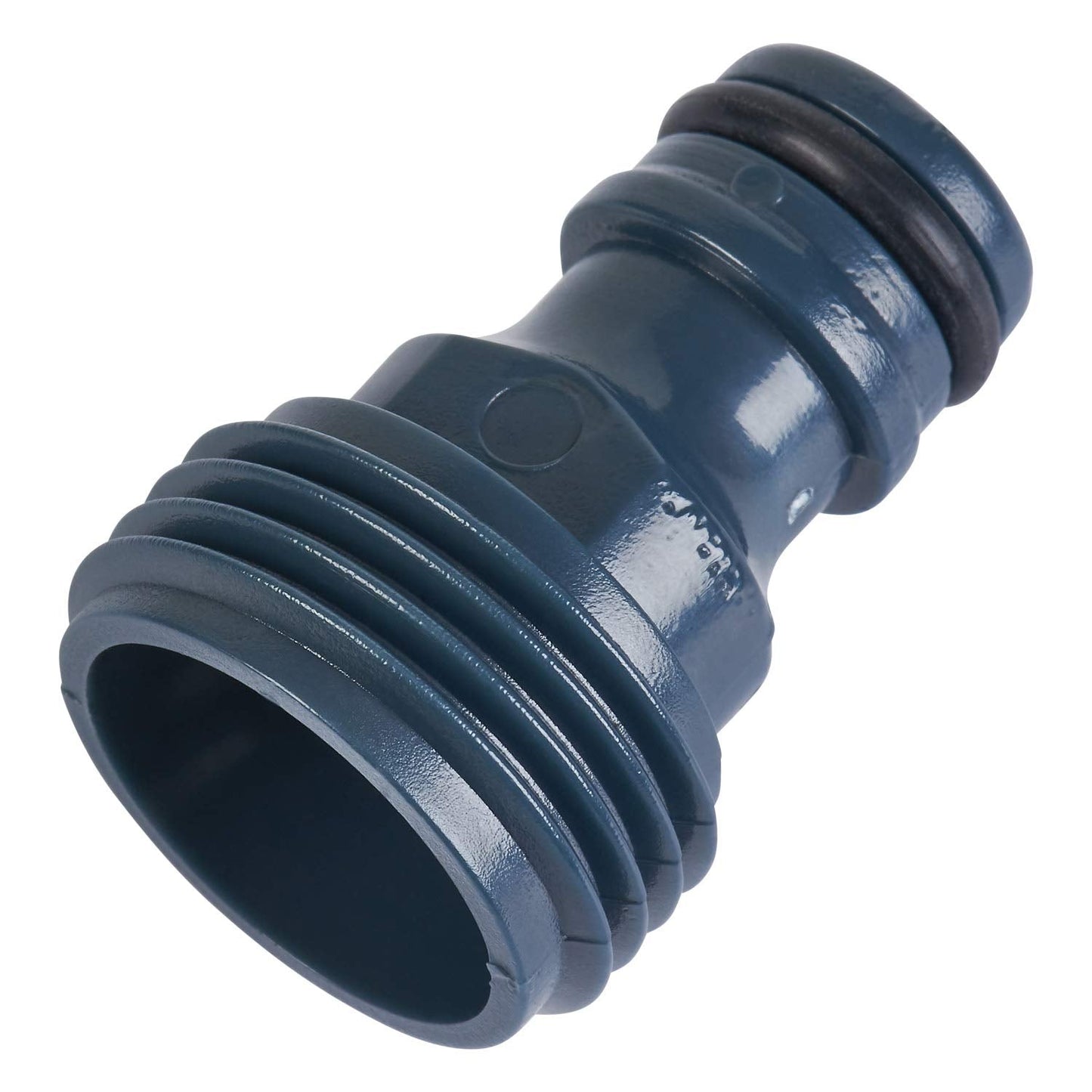 Melnor 65119-AMZ 2-Pattern Vortex Garden Hose Sprayer Nozzle, QuickConnect Product Adapter, Black, Yellow, Slip Resistant Water Hose Nozzle for Car Washing, Patio, Pet