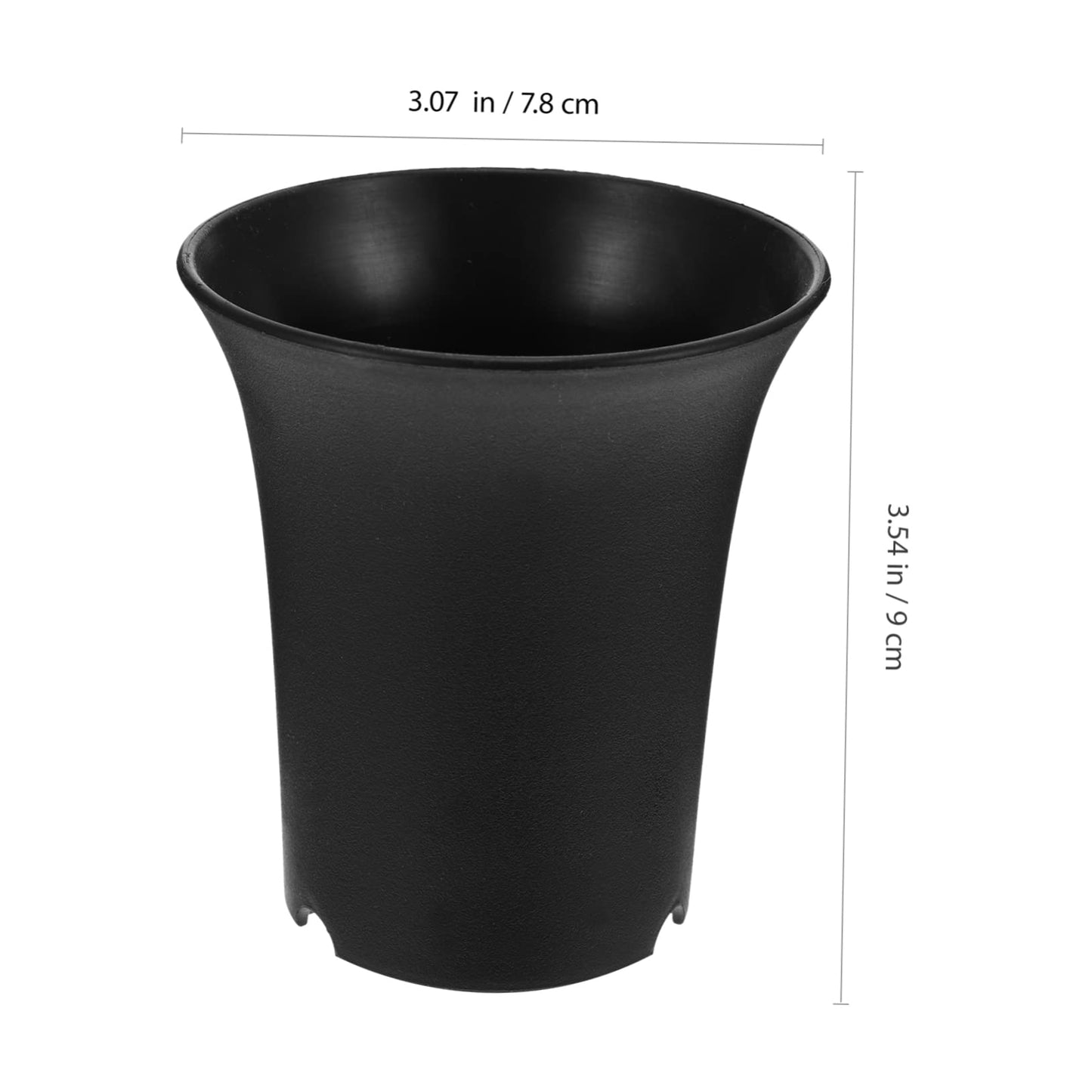 SUPVOX High Waist Plastic Flower Pots 15Pcs Small Indoor Plant Containers for Succulents and Home Decoration Practical Patio Garden Planters