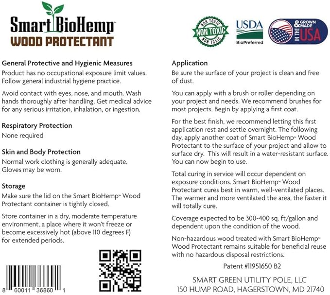 Plant-Powered 2.5-Gallon Wood Protectant, Protects from Water & UV Rays