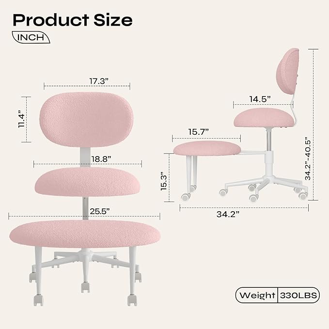 Pinmoco Ergonomic Cross Legged Office Chair