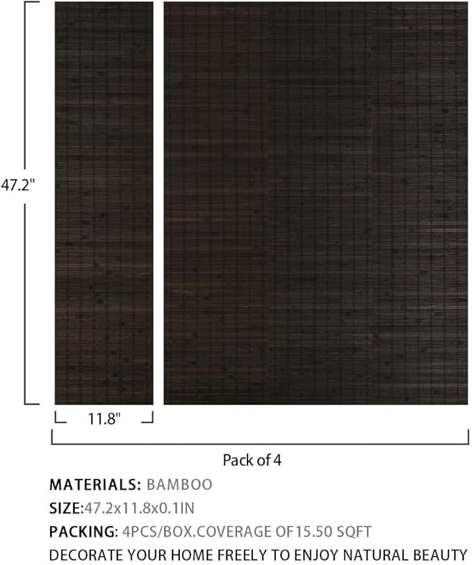 SINGULARWOOD Bamboo Wall Paneling