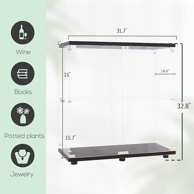 FANYUSHOW Glass Display Cabinet