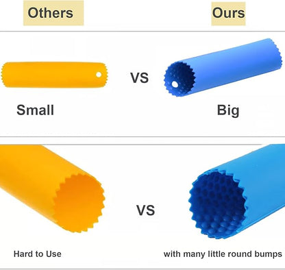 Garlic Peeler Tube, Silicone Garlic Roller, Easy to Peel Garlic Cloves, Useful Kitchen Tool for Garlic(3colors)