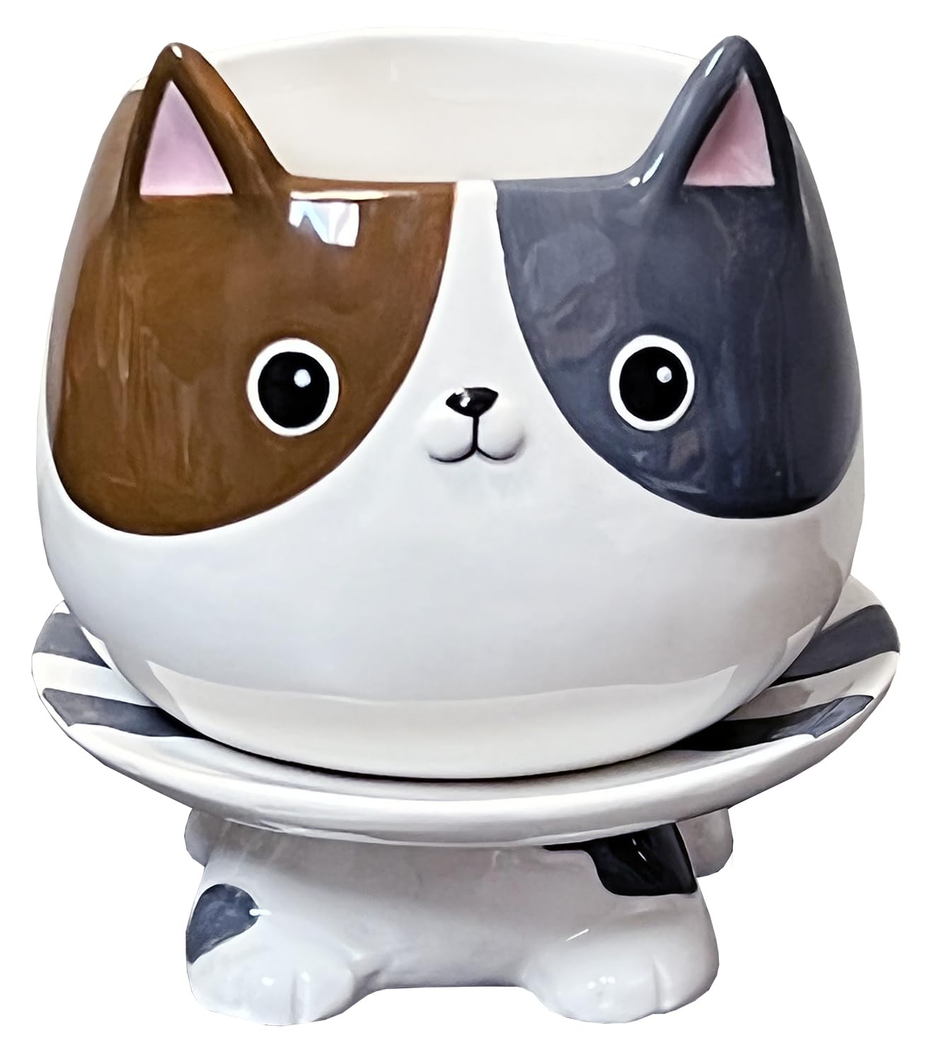 Streamline Imagined Footsie Planter - Cat