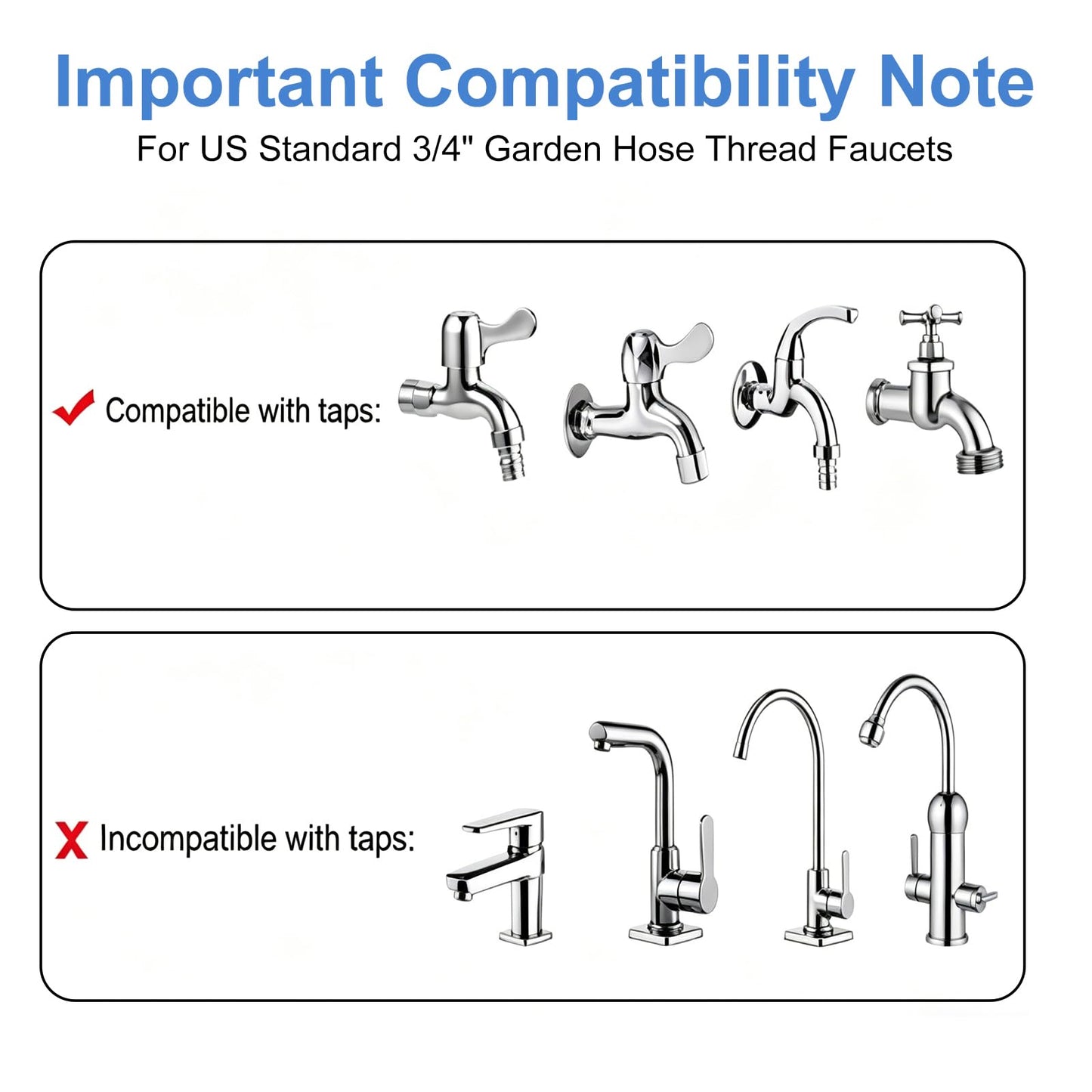 Aquoxis Pressure Washer Gun, High Pressure Jet Hose Nozzle, 3 Spray Modes Handheld Pressure Washer Nozzle for 3/4" Garden Hose, Watering Sprayer for Cleaning Yard Patio Car Pets, Easy to Install (C)