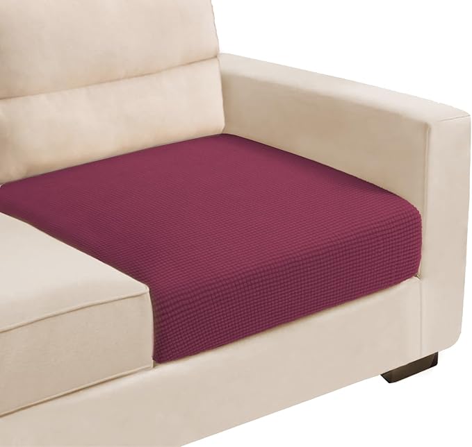 Water Repellent Single Seat Cushion Cover, Replacement Chair/Sofa Cushion
