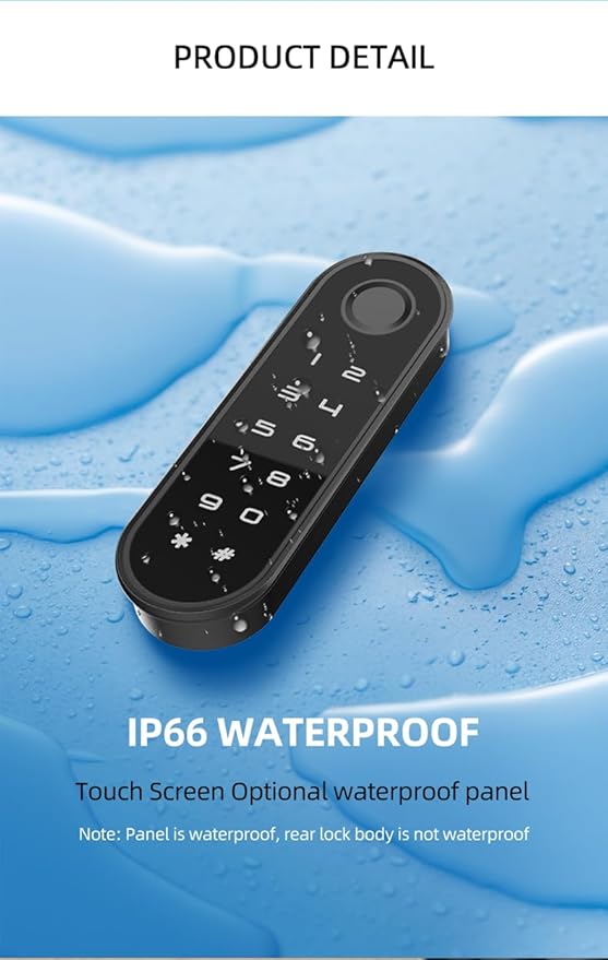 Waterproof Smart Fingerprint Cabinet Lock