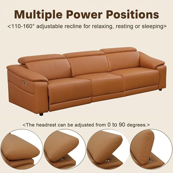 Power Recliner Sofa Set, Reclining Sectional Sofa Couch