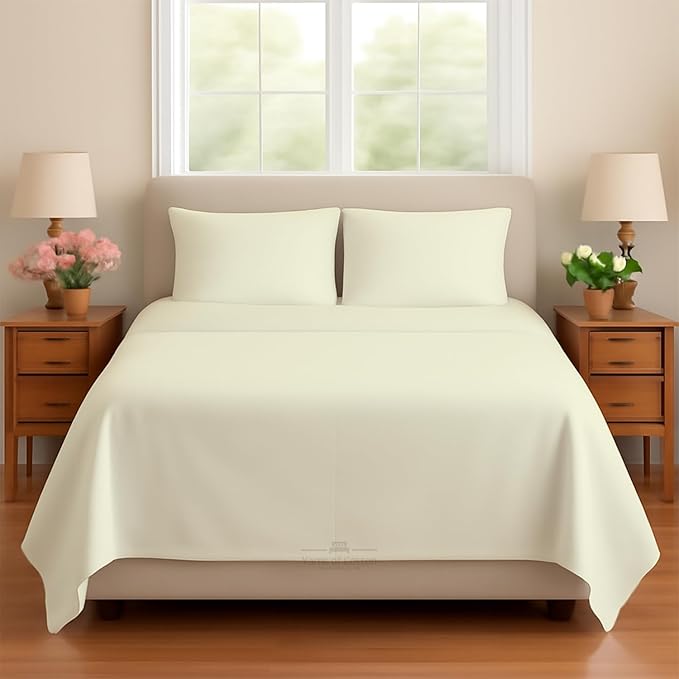 Sleeper Sofa Bed Sheet, 100% Cotton 400 Thread Count, 4 Piece Set, Deep Pocket