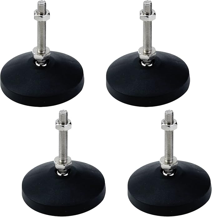 Antrader Heavy Duty Leveling Feet, M8×50 Adjustable Furniture Feet