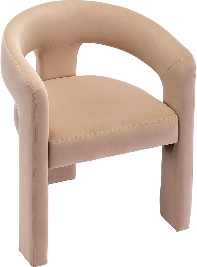VESCASA Velvet Barrel Dining Chair