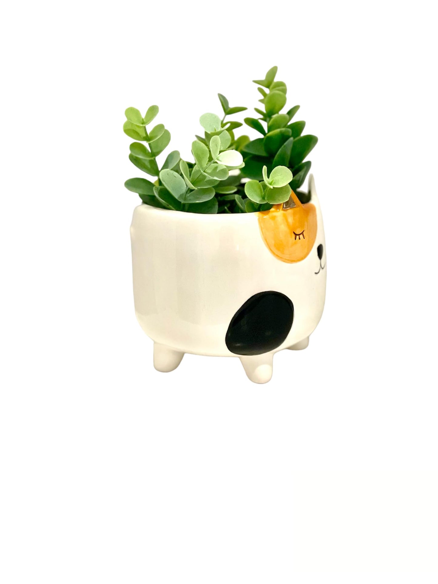 SparkDazzle Cat Planter Pot | Indoor Planter for Plants | Cat Lover and Gardening Gift | Animal Succulent Planter | Gifts for Women
