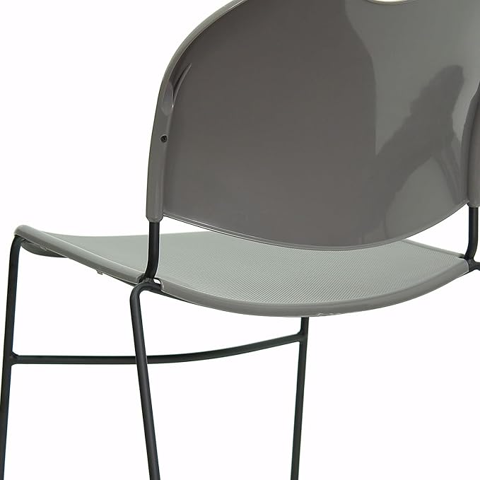 Flash Furniture 5 Pack HERCULES Series 880 lb. Capacity Gray Ultra-Compact