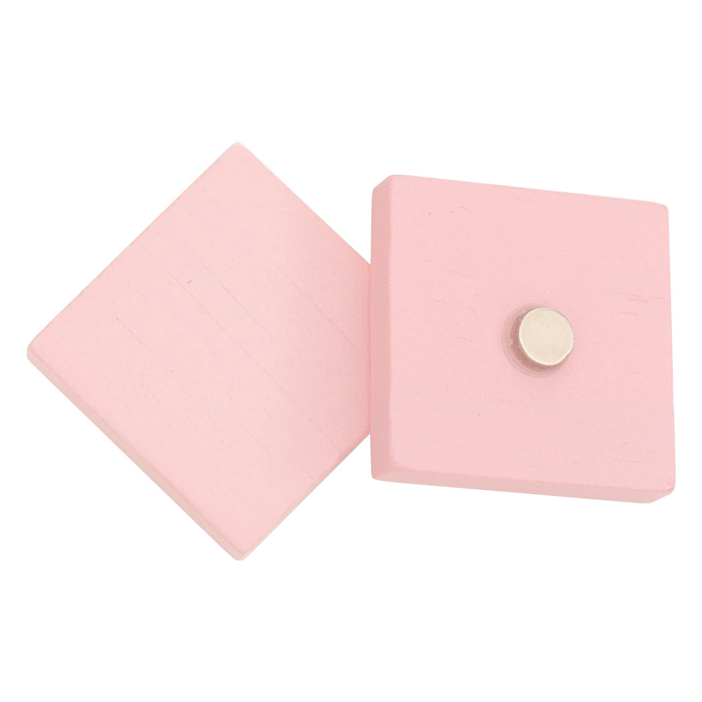Stiles 100 Piece Magnetic Wooden Letter Tiles - Alphabet Magnets for Whiteboards, Refrigerators & Magnetic Letter Boards - Changeable Letters for Craft & Announcements, Pink