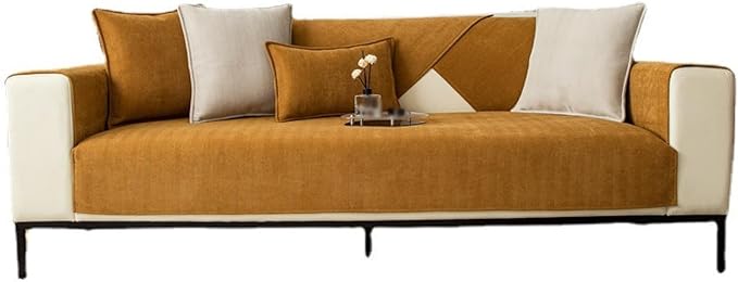 Funny Fuzzy Couch Cover, Chenille Couch Furniture Protector, Funny Fuzzy Couch