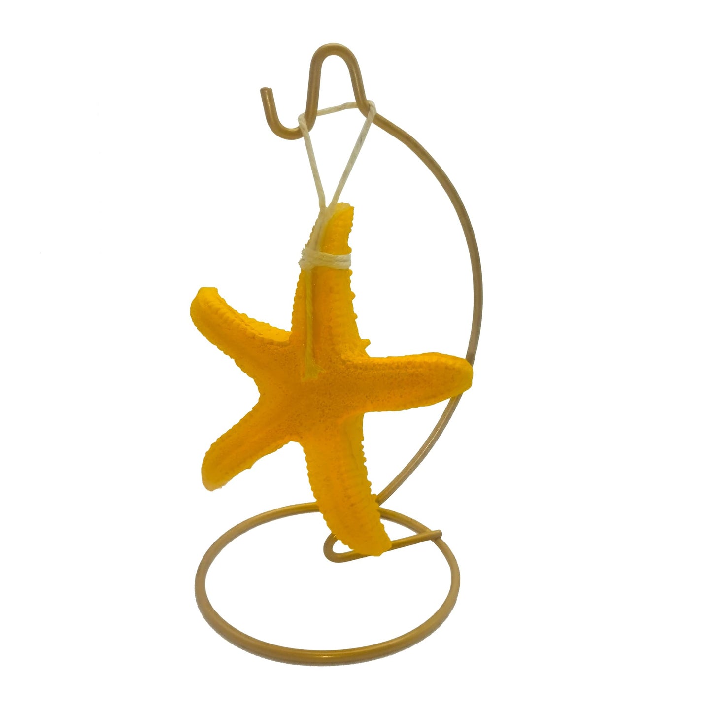Ornament Display Stand Holder Home Wedding Decoration Rack for Hanging Glass Globe Pot Stand Iron Pothook Stand Terrarium Witch Ball (S, Gold)