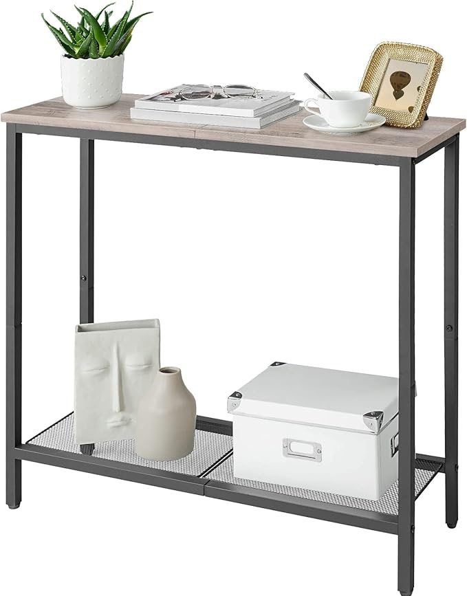 HOOBRO 29.5" Narrow Console Table, Small Entryway Table