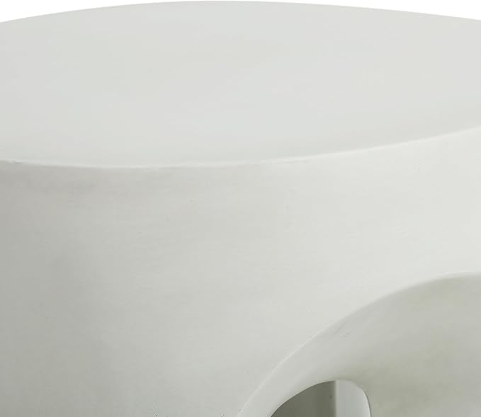 Christopher Knight Home Ottilie Outdoor Side Table, Lightweight Concrete Garden