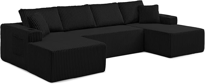 124" Oversized Sectional Couches