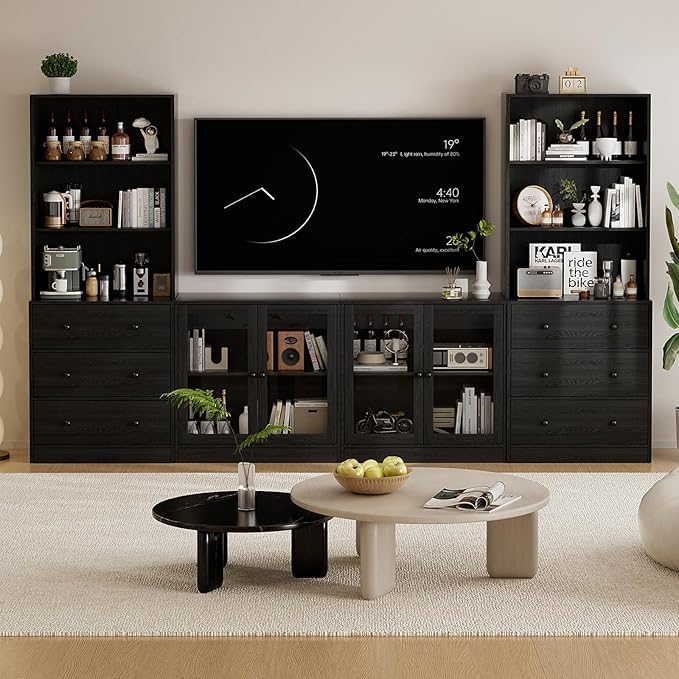 TUSY 71" Large TV Stand Set